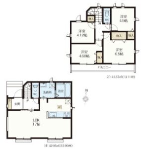 東久留米市南沢5丁目 新築戸建・LDK17帖♪ 東久留米市南沢5丁目 新築戸建・LDK17帖♪