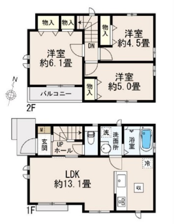 (間取図) (間取図)