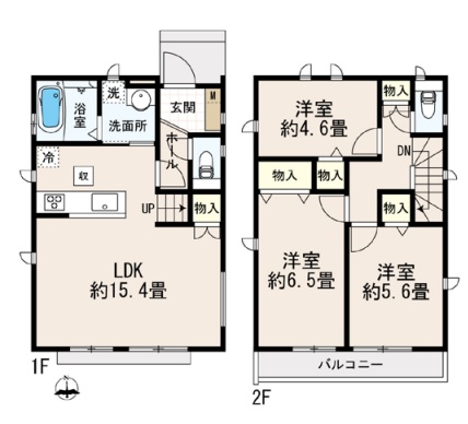 (間取図) (間取図)